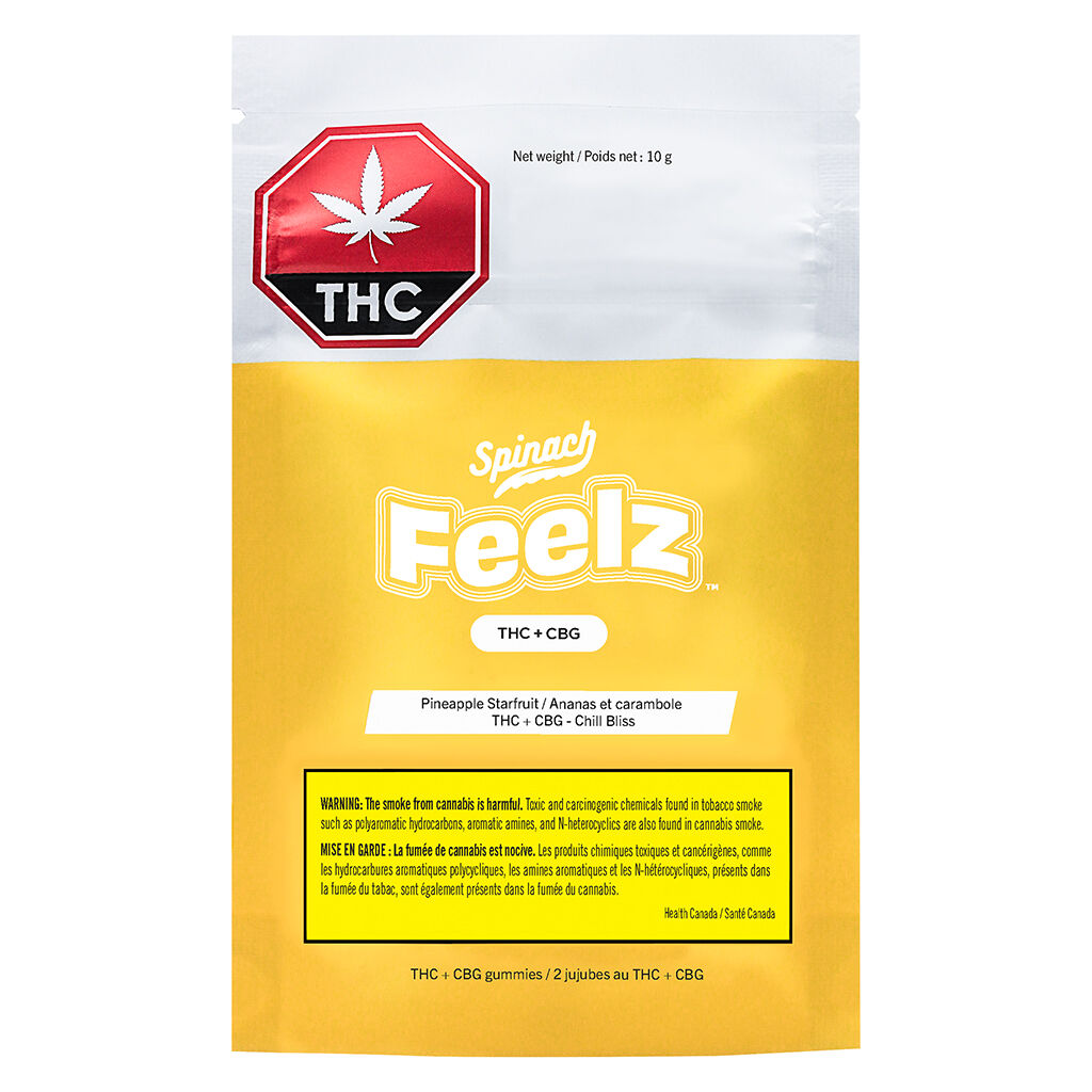 THC+CBG Pineapple Starfruit Gummies - 