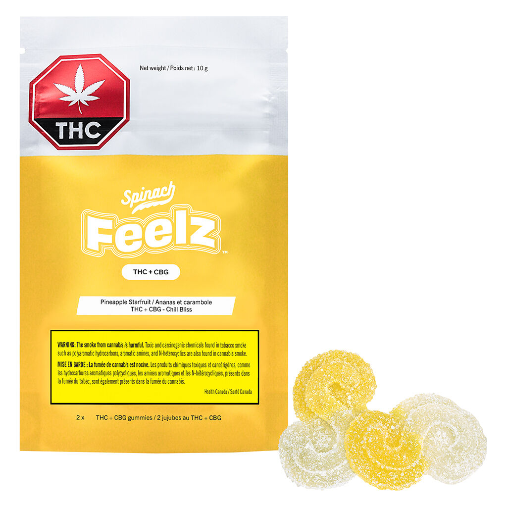 THC+CBG Pineapple Starfruit Gummies - 