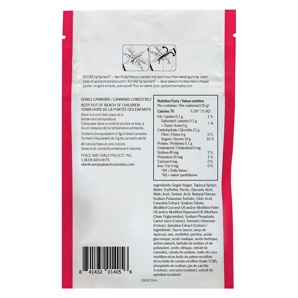 SOURZ by Spinach - Cherry Lime - 