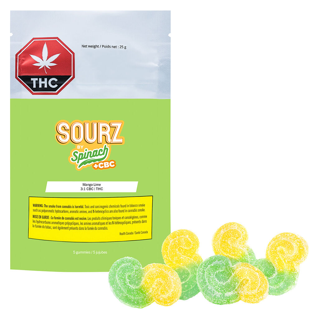 THC+CBC Mango Lime Gummies - 