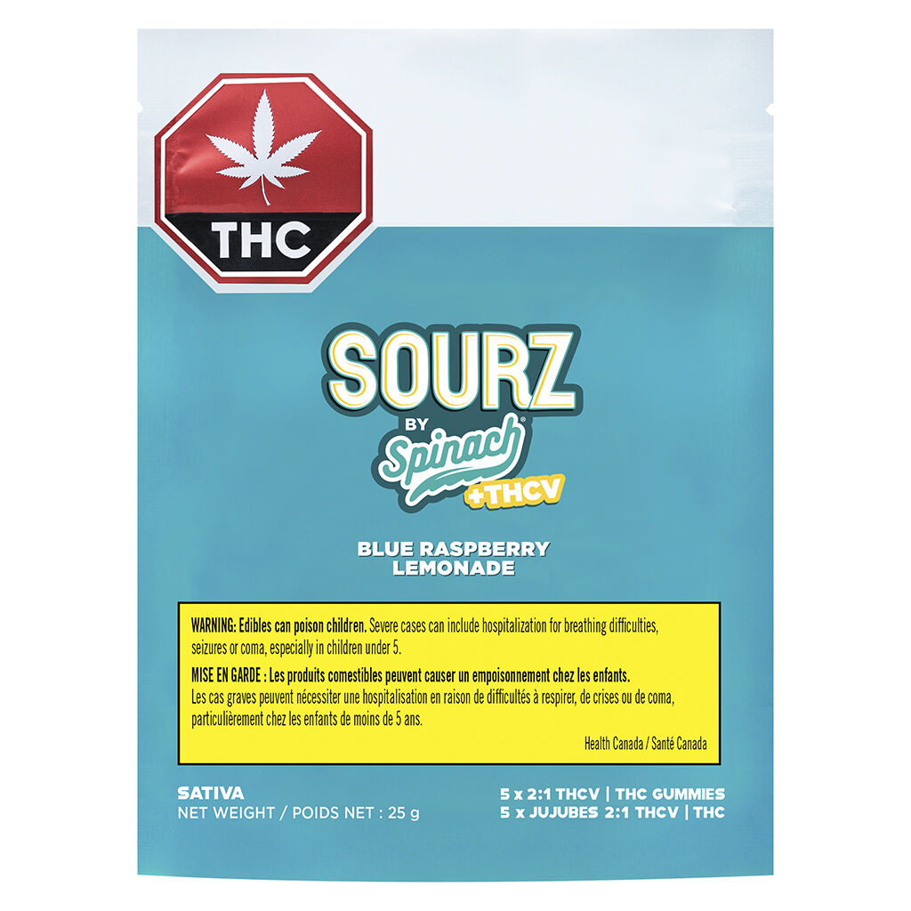 THC+THCV Blue Raspberry Lemonade (Full Tilt) Gummies - 