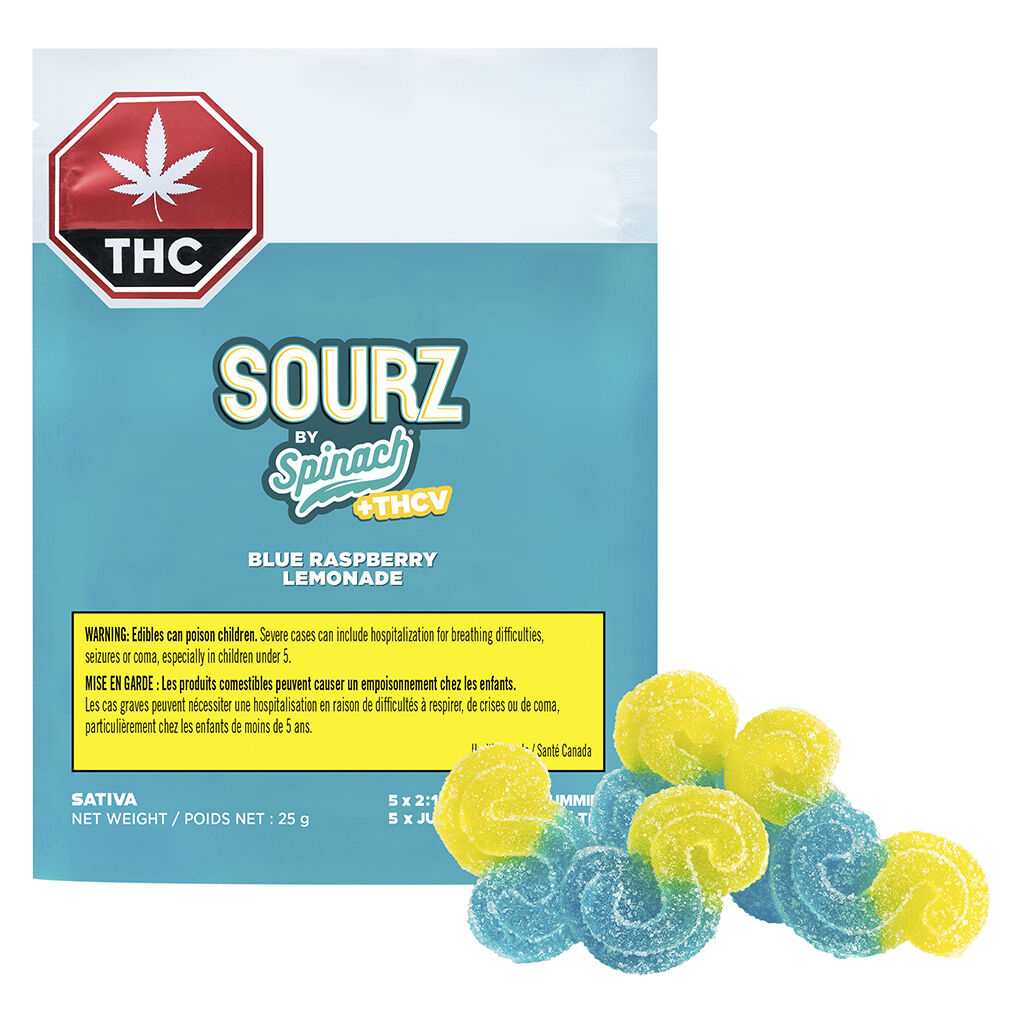 THC+THCV Blue Raspberry Lemonade (Full Tilt) Gummies