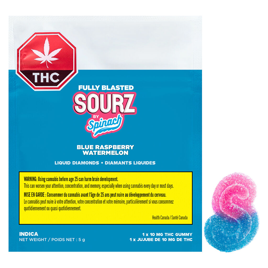 Fully Blasted Blue Raspberry Watermelon Gummy