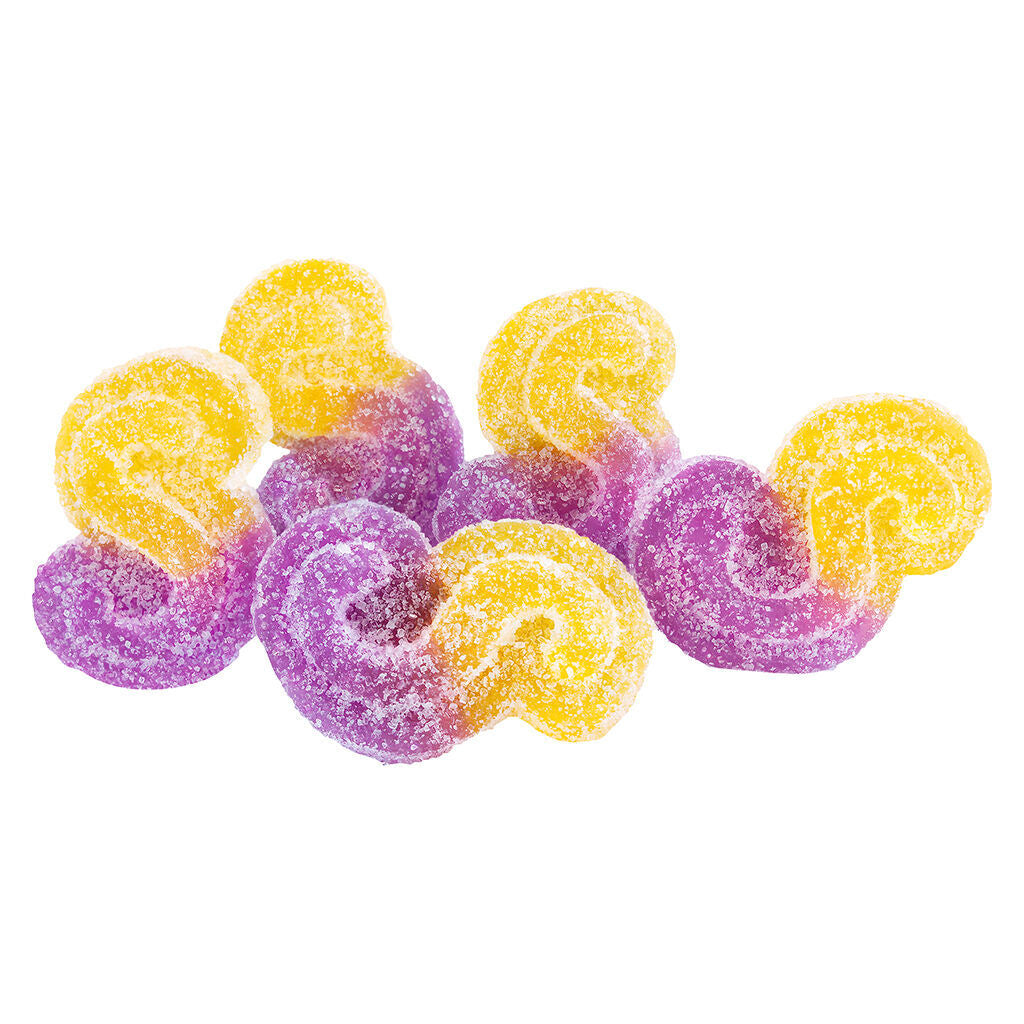 Peach Passionfruit 1:1:1 CBN CBD THC Gummies - 