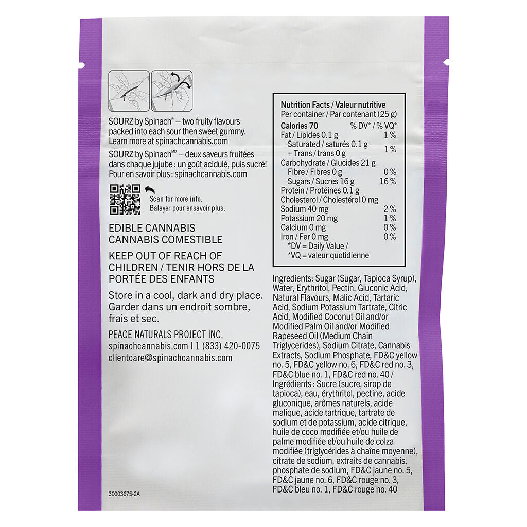 Peach Passionfruit 1:1:1 CBN CBD THC Gummies - 