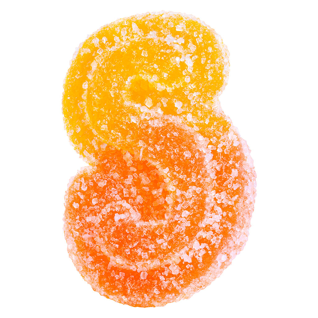 Fully Blasted Peach Orange 1:1 THC CBD Gummy