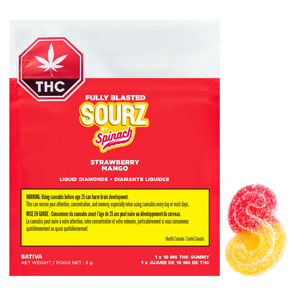 Fully Blasted Strawberry Mango Gummy - 