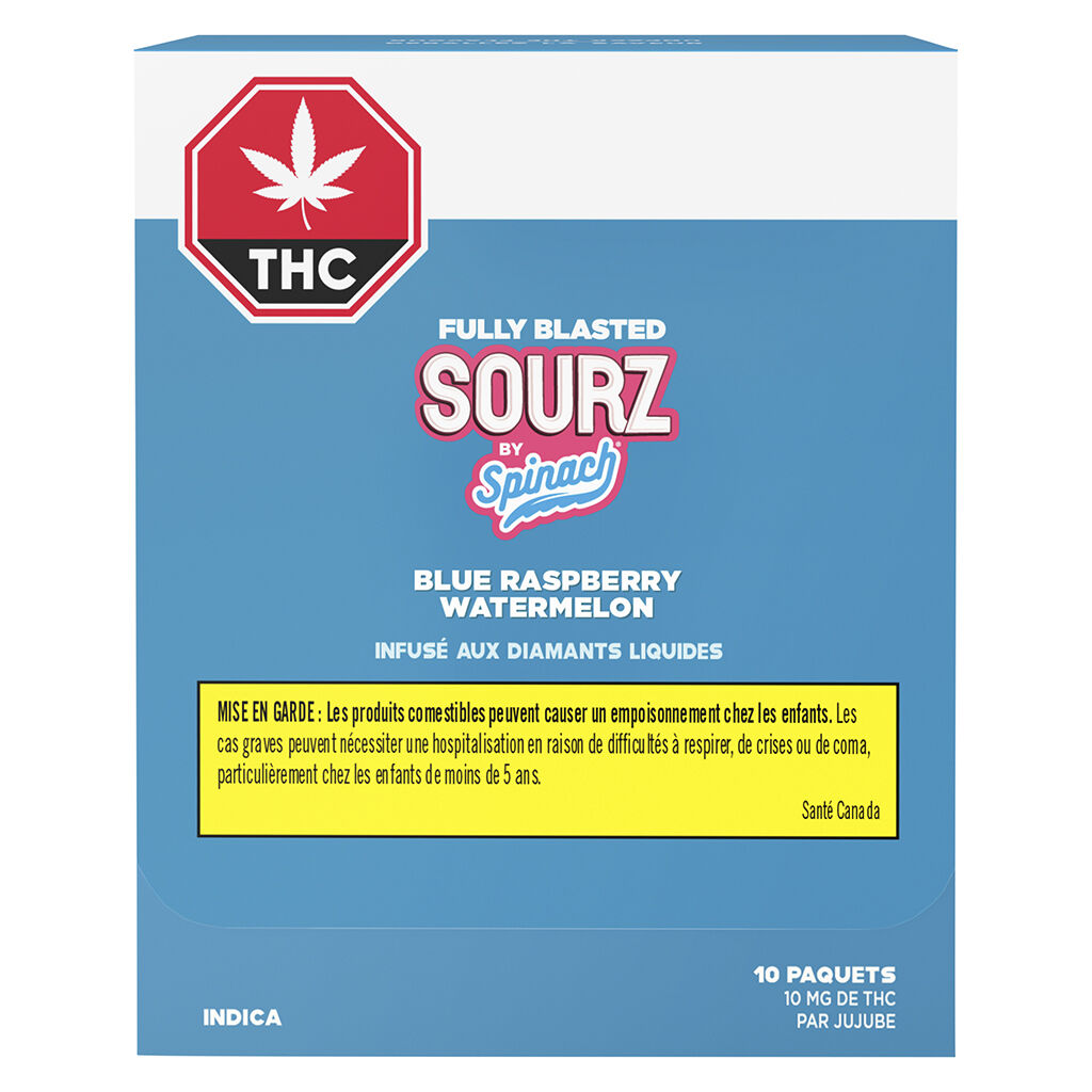 Fully Blasted Blue Raspberry Watermelon Gummies - 