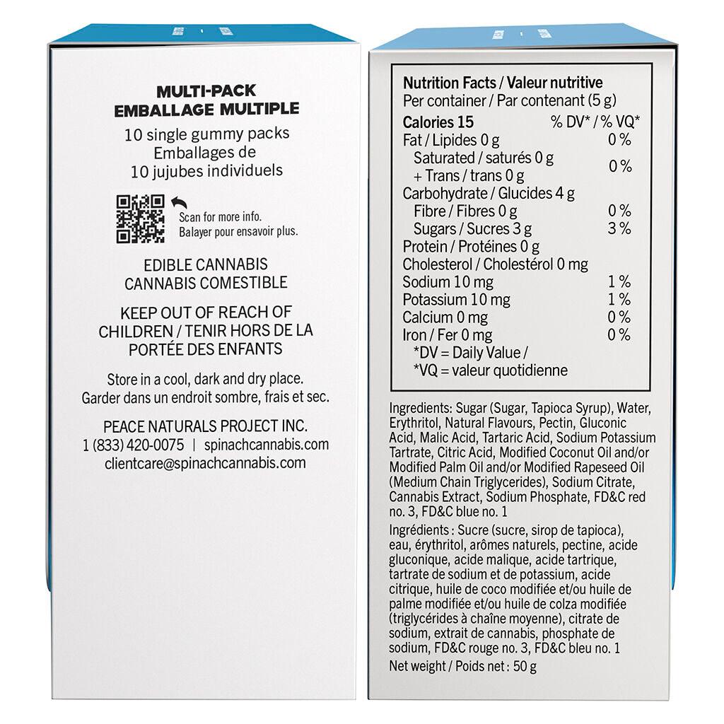 Fully Blasted Blue Raspberry Watermelon Gummies - 