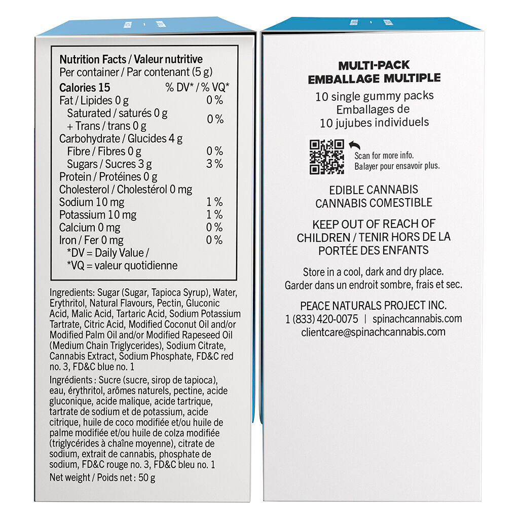 Fully Blasted Blue Raspberry Watermelon Gummies - 