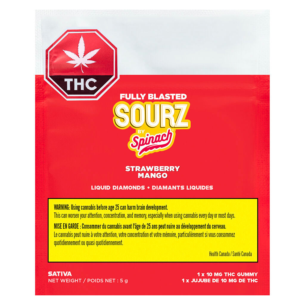 Fully Blasted Strawberry Mango Gummies - 