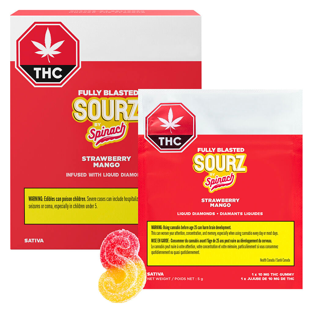 Fully Blasted Strawberry Mango Gummies
