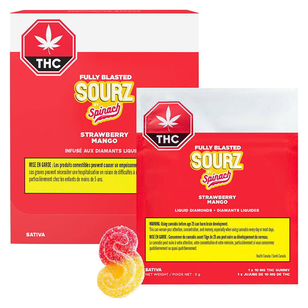 Fully Blasted Strawberry Mango Gummies - 