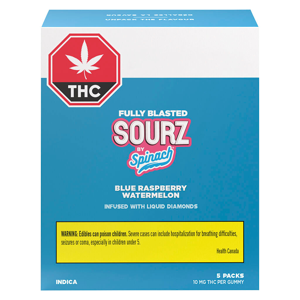 Fully Blasted Blue Raspberry Watermelon Gummies - 