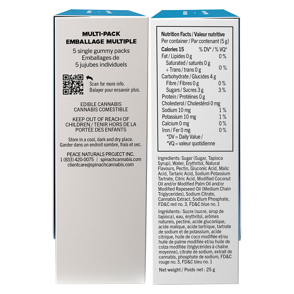 Fully Blasted Blue Raspberry Watermelon Gummies - 