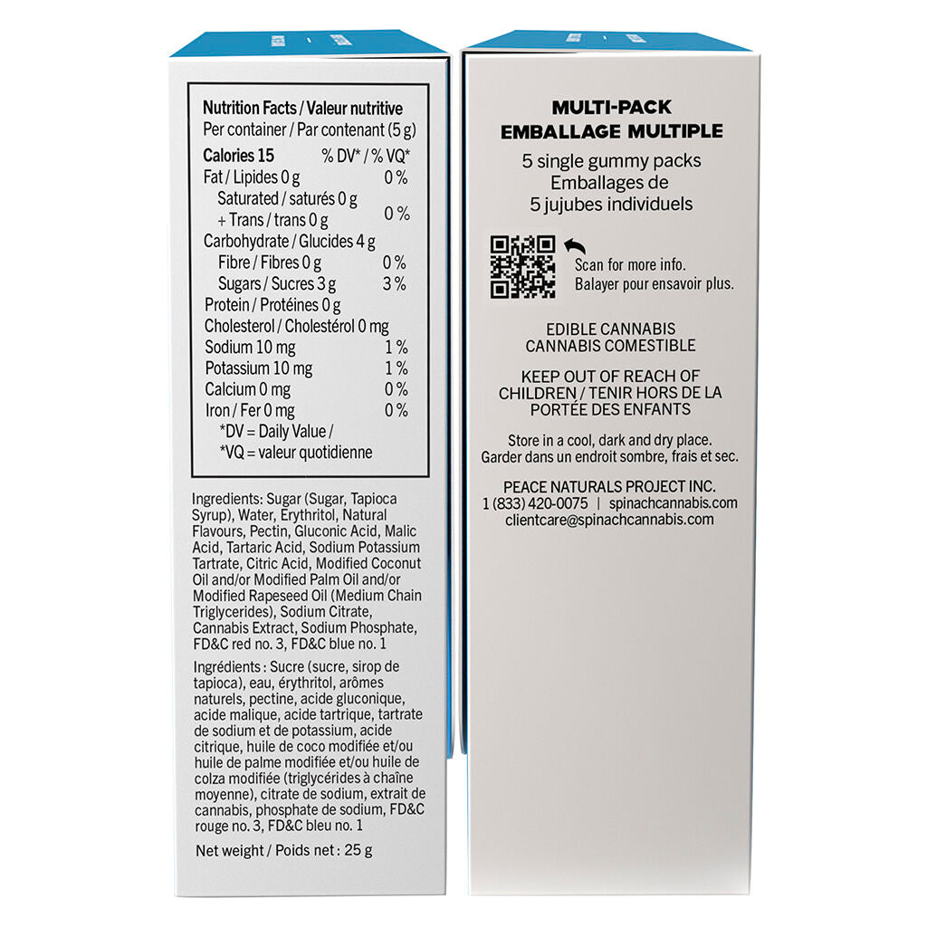 Fully Blasted Blue Raspberry Watermelon Gummies - 