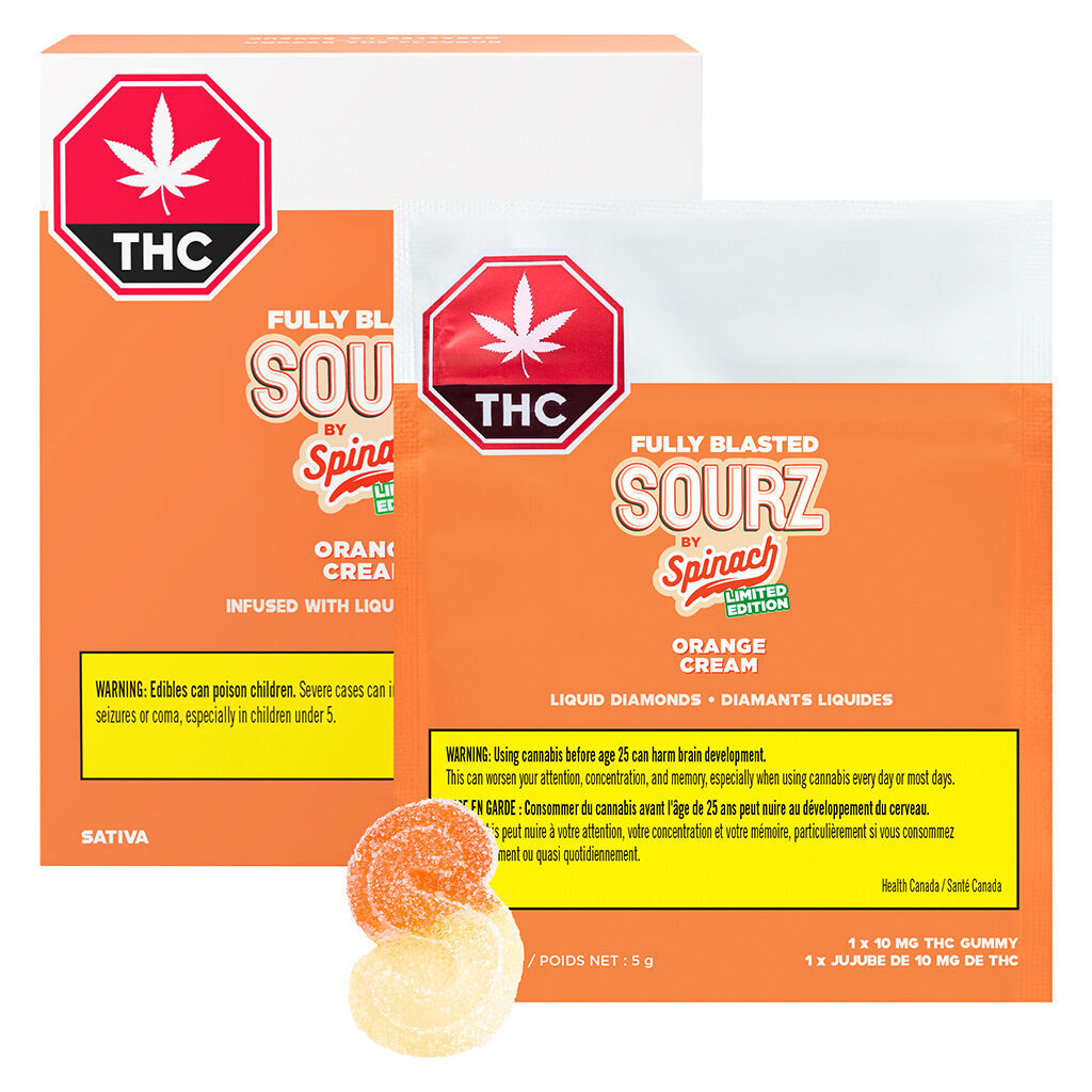 Fully Blasted Orange Cream Gummies Limited Edition - 