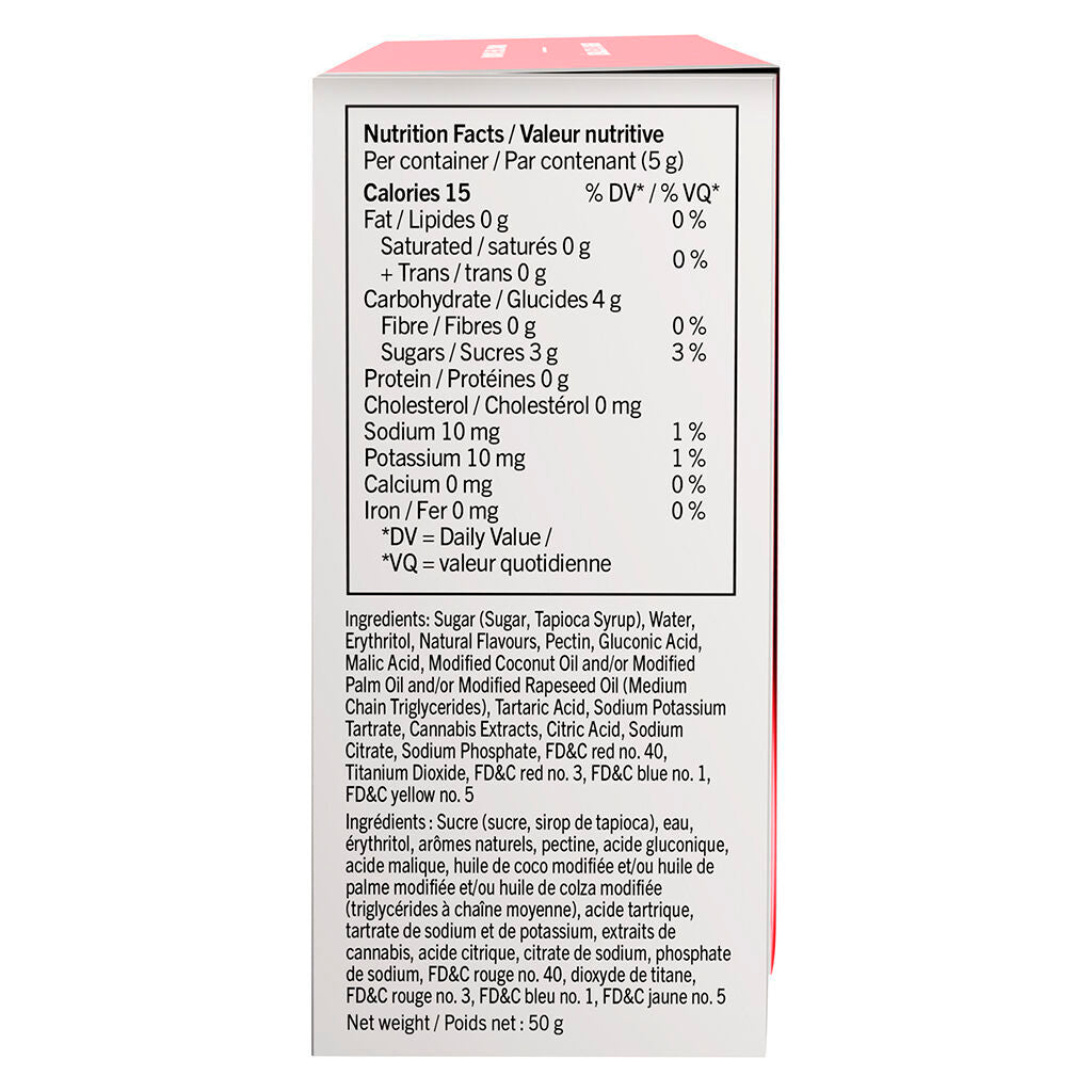 Fully Blasted Strawberry Watermelon 1:1 CBG THC Gummies - 