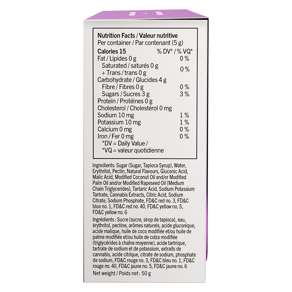 Fully Blasted Peach Passionfruit 1:1 CBN THC Gummies - 