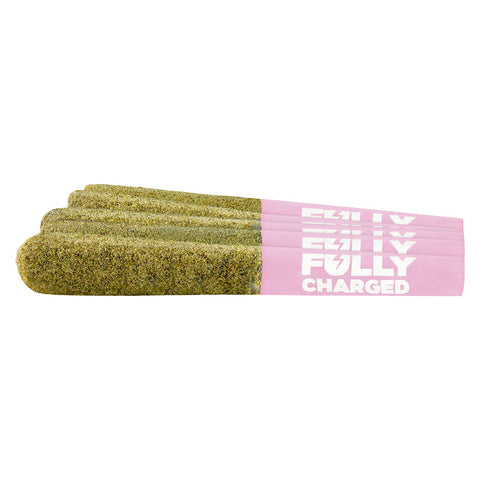 Photo Préroulé infusés de coton Dandy Kush entièrement chargés