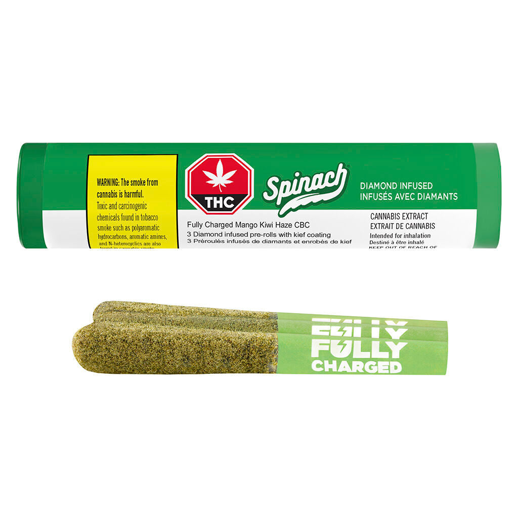 Fully Charged Mango Kiwi Haze CBC Infused Pre-Roll - 