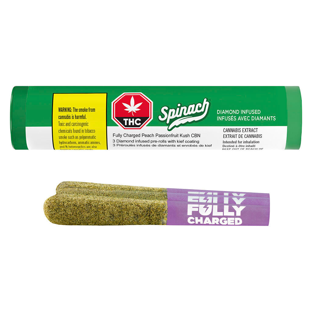 Fully Charged Peach Passionfruit Kush CBN Infused Pre-Roll - 