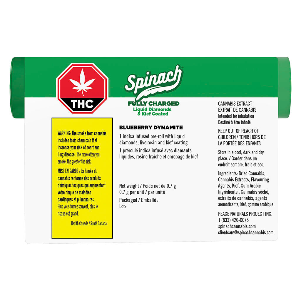 Fully Charged Blueberry Dynamite Infused Pre-Roll - 