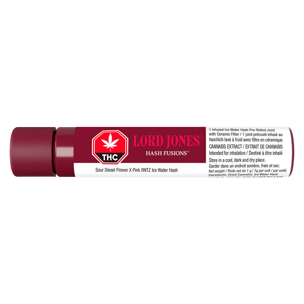 Hash Fusions - Sour Diesel x Pink RNTZ Infused Pre-Roll - 