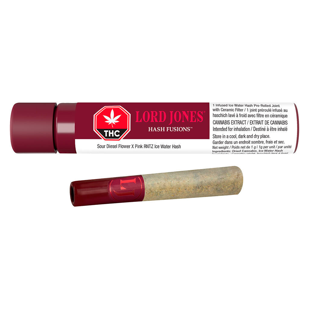 Hash Fusions - Sour Diesel x Pink RNTZ Infused Pre-Roll - 