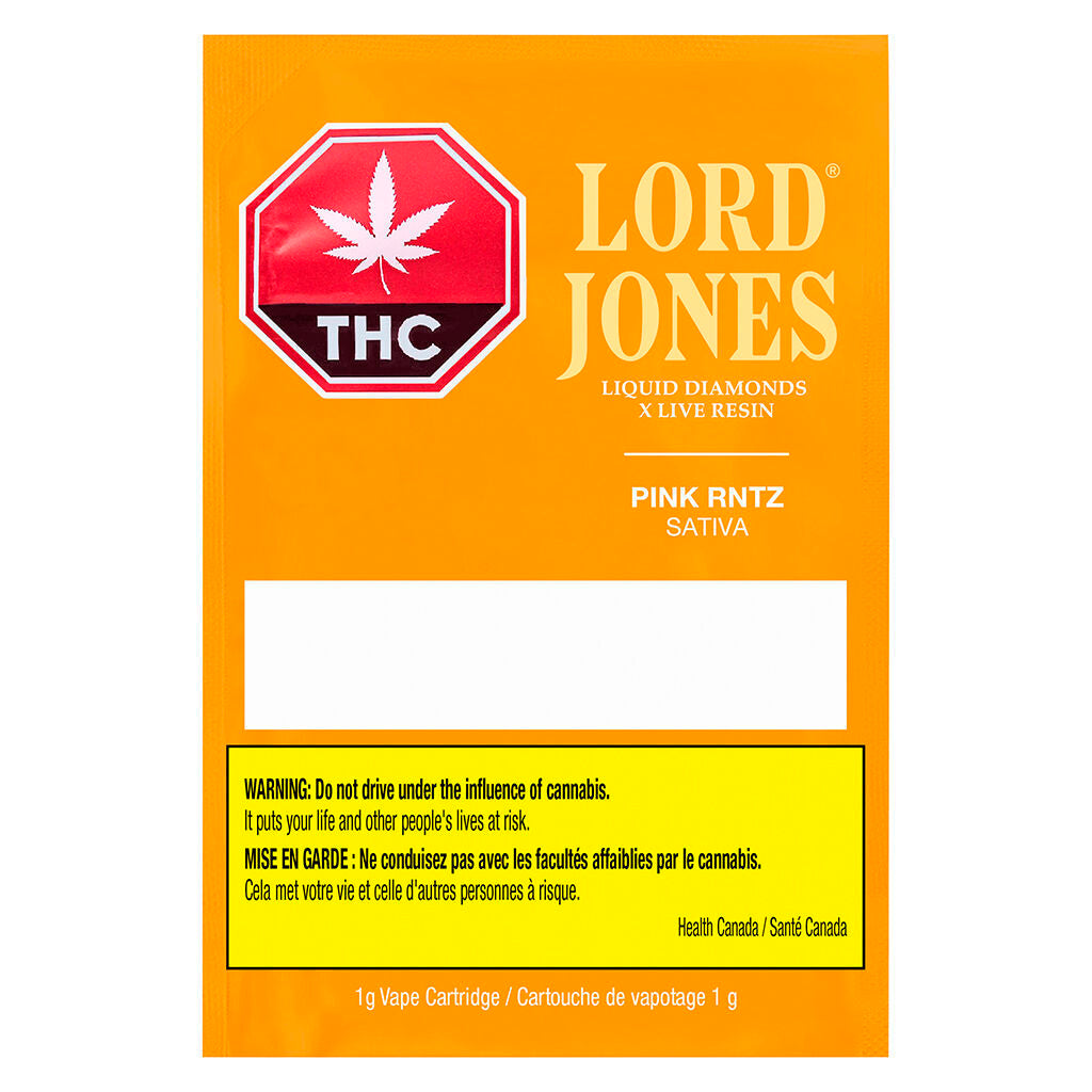 Pink RNTZ Liquid Diamonds x Live Resin 510 Thread Cartridge - 