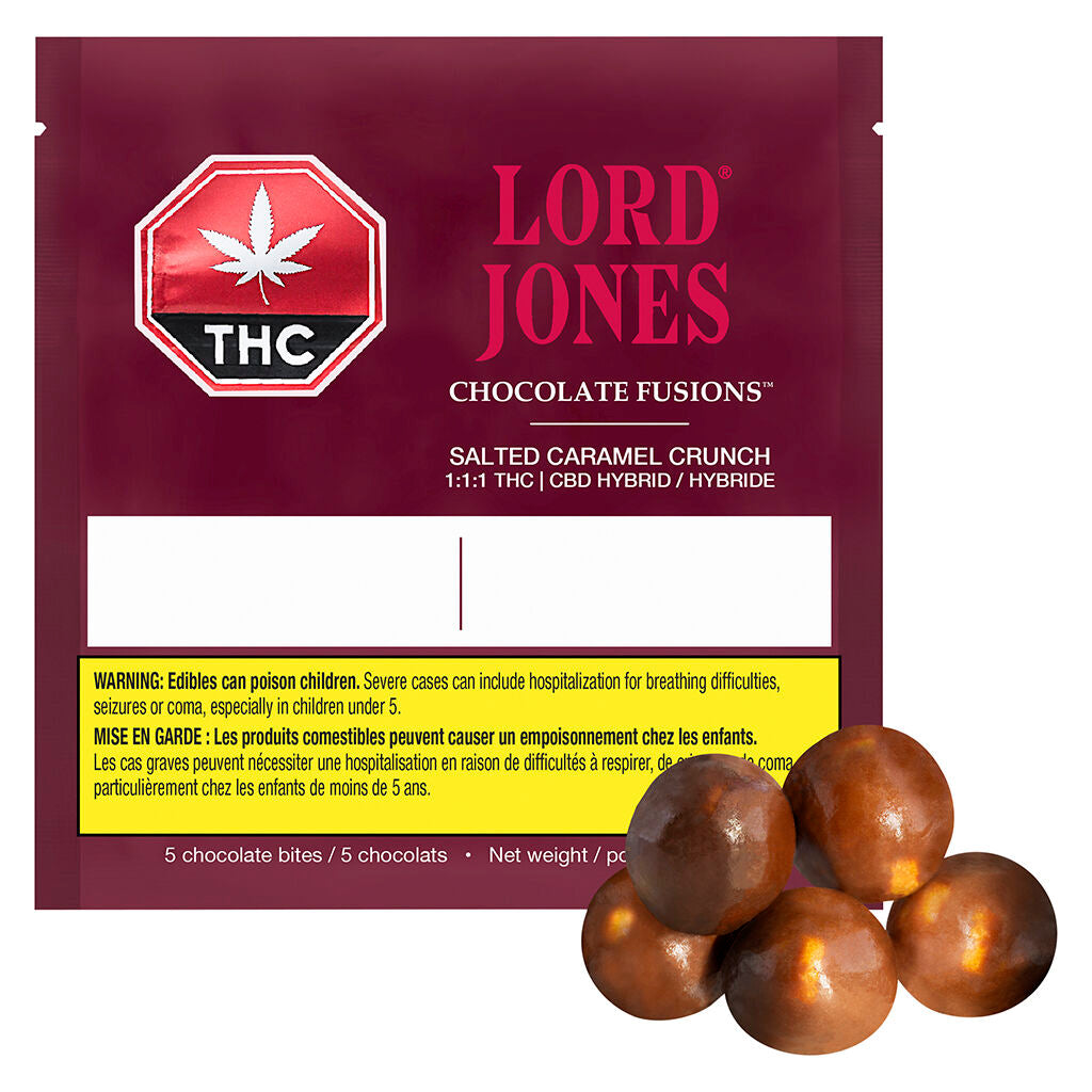 Chocolate Fusions - Salted Caramel Crunch: 1:1 THC CBD