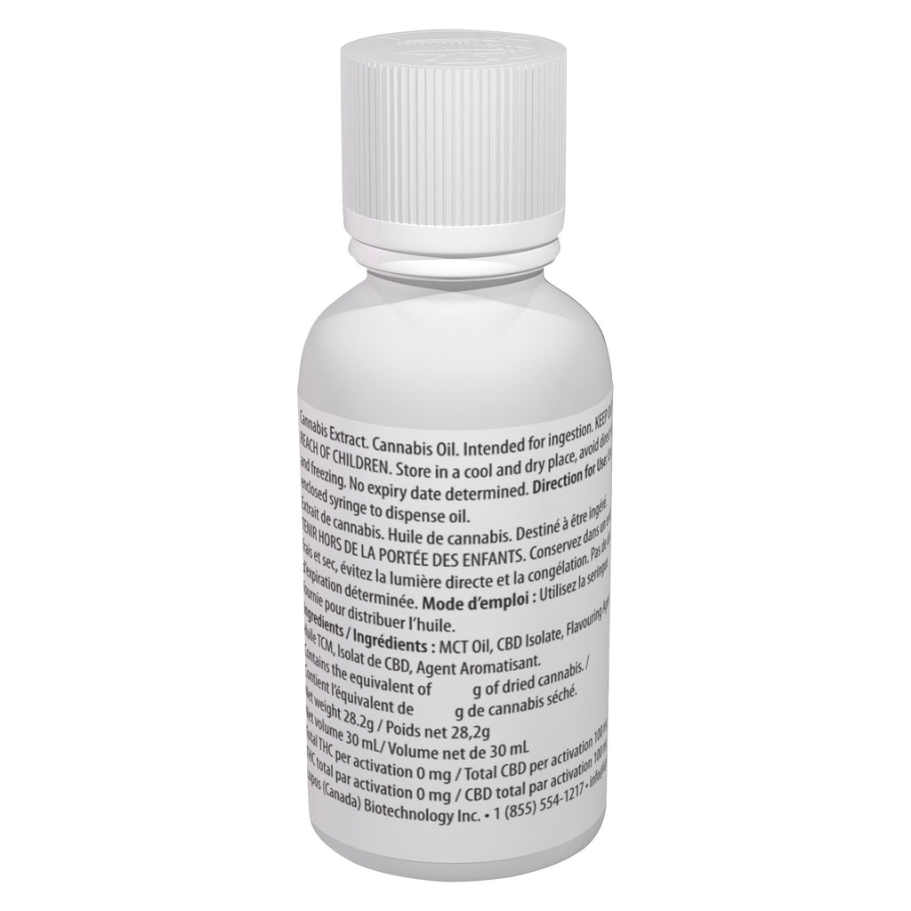 CBD Isolate 100 Max 3000 Oil - 