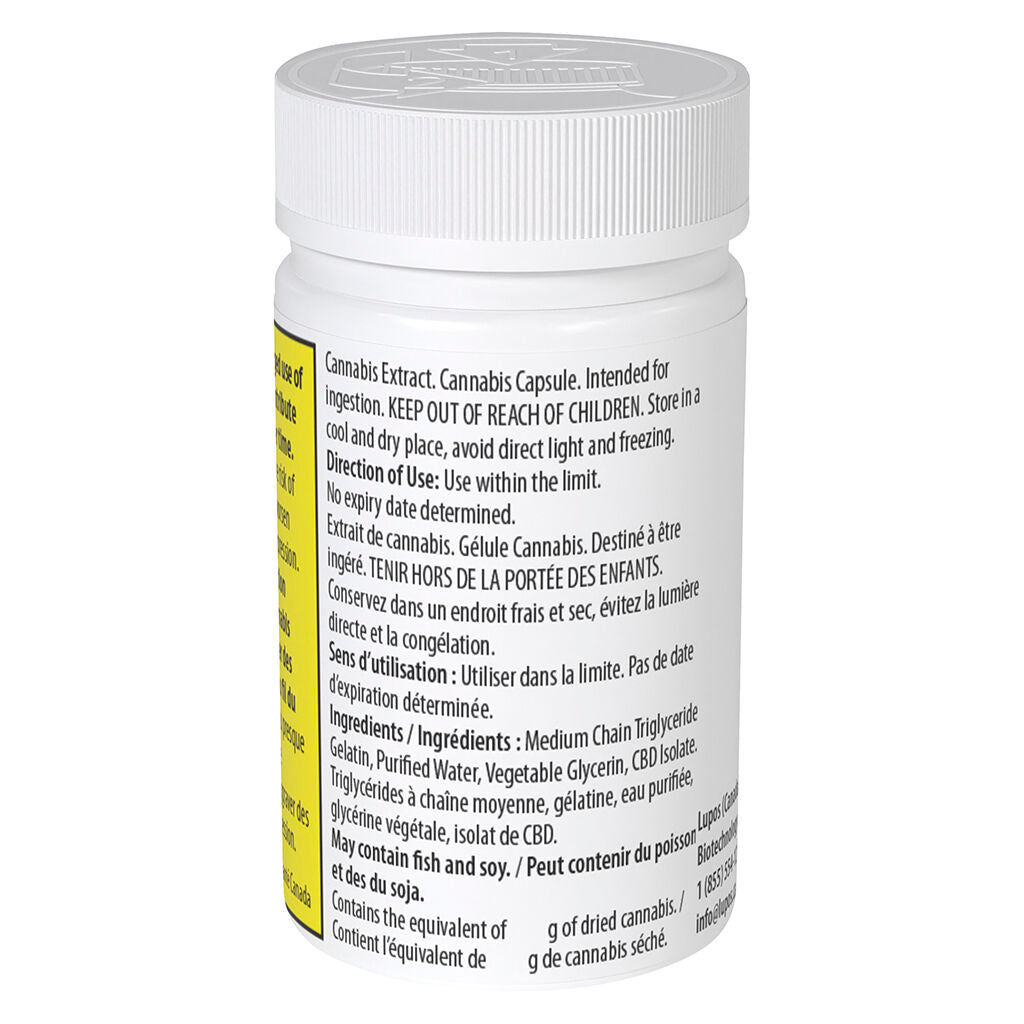 Fast Acting CBD Isolate 50 THC-Free Max 1500 Softgels - 