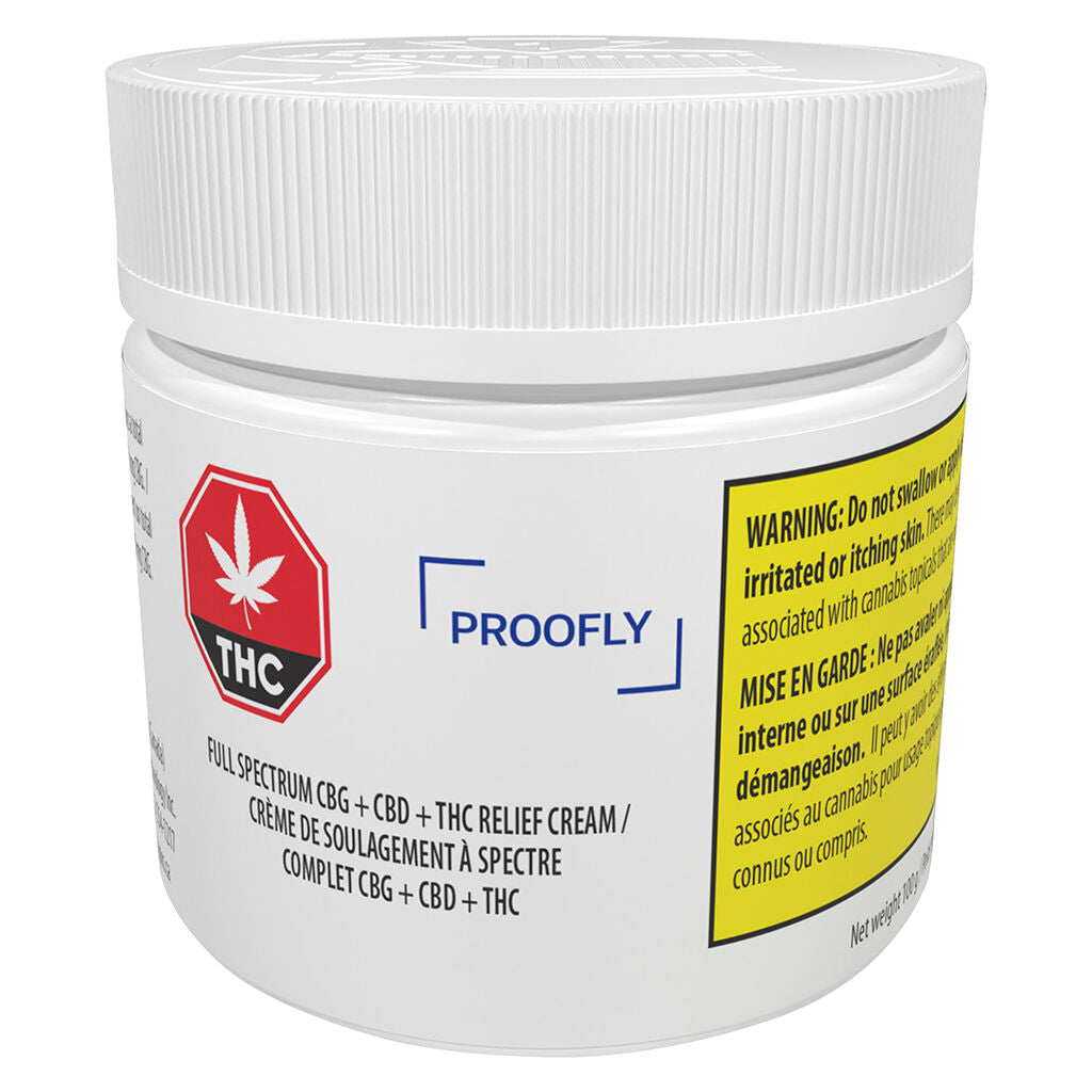 Full Spectrum CBG + CBD + THC Relief Cream - 