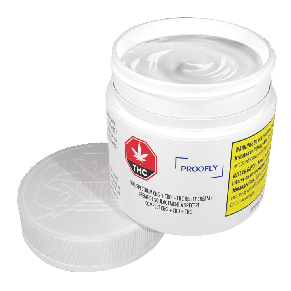 Full Spectrum CBG + CBD + THC Relief Cream - 