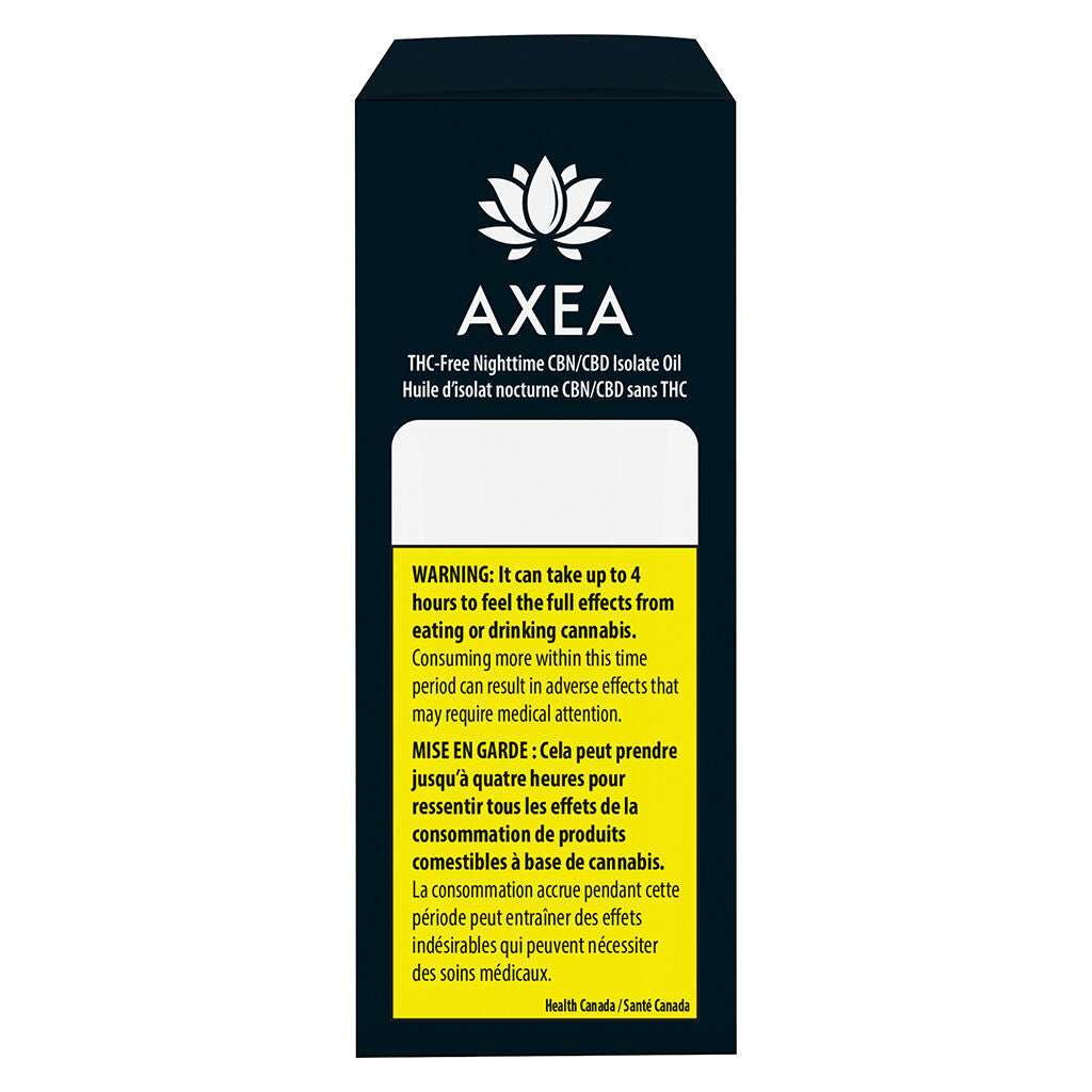 AXEA THC-Free Nighttime CBN/CBD Isolate Oil - 