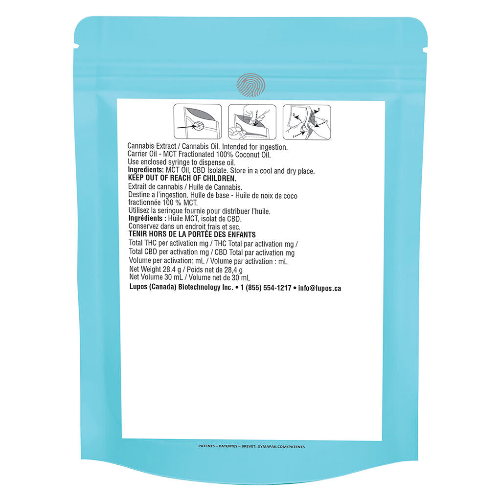 THC-Free Daytime CBD Isolate Oil - 