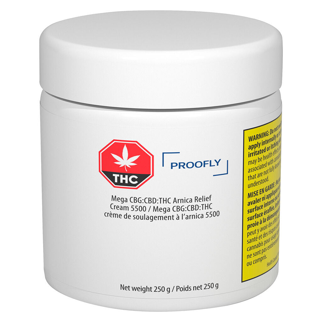 Mega CBG:CBD:THC Arnica Relief Cream 5500 - 