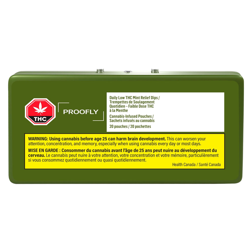 Daily Low THC Mint Relief Dips - 