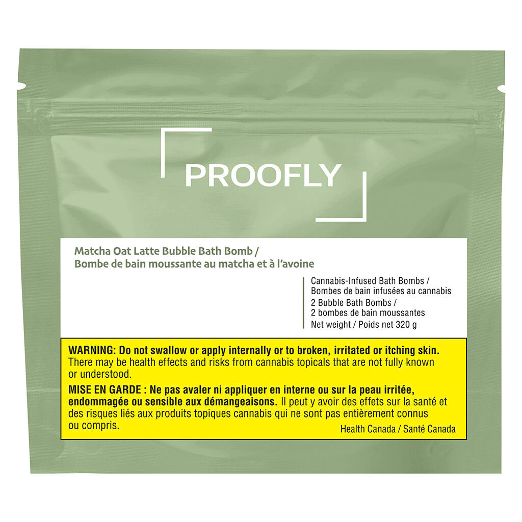 Matcha Oat Latte Bubble Bath Bomb - 