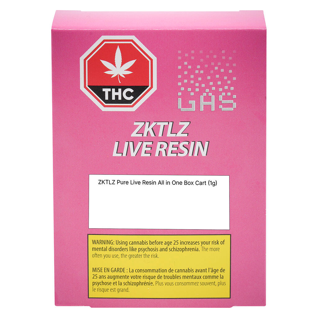 ZKTLZ Pure Live Resin All in One Box Cart - 