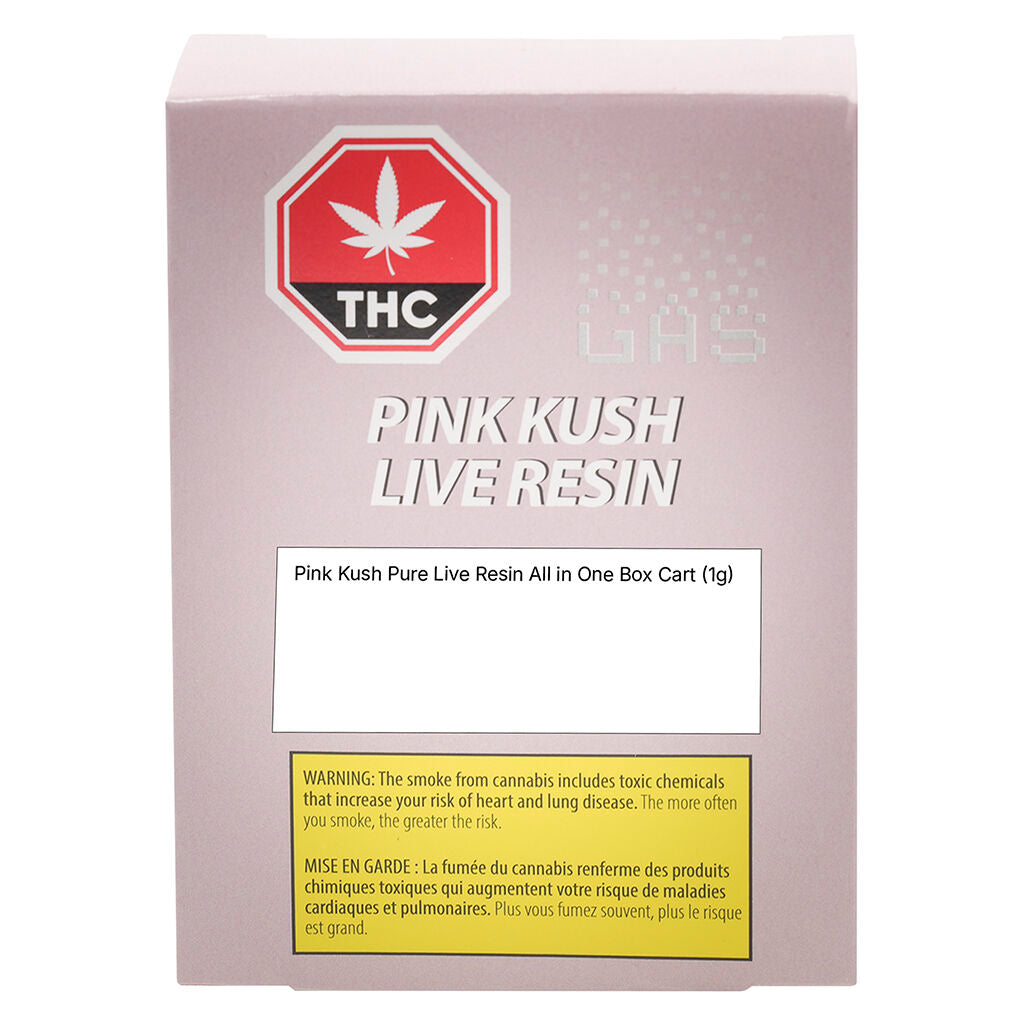 Pink Kush Pure Live Resin All in One Box Cart - 