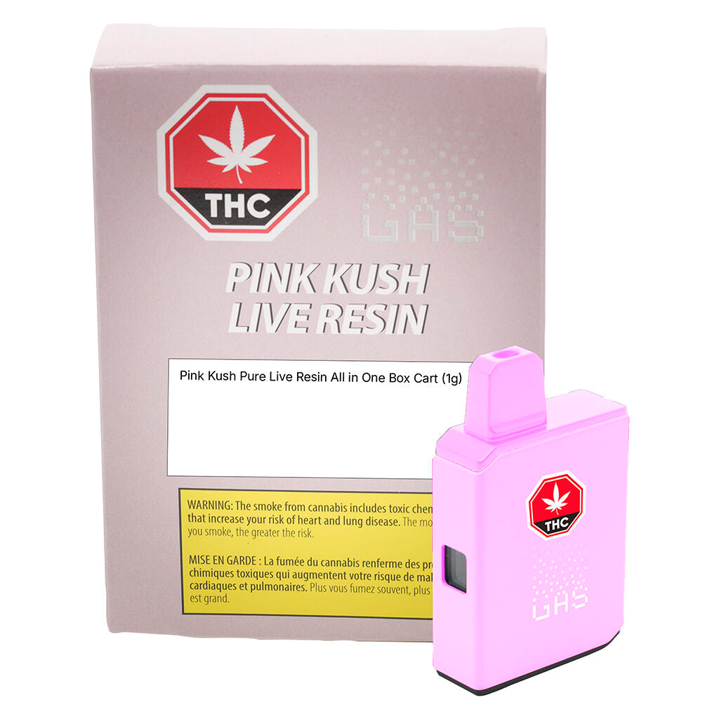 Pink Kush Pure Live Resin All in One Box Cart - 