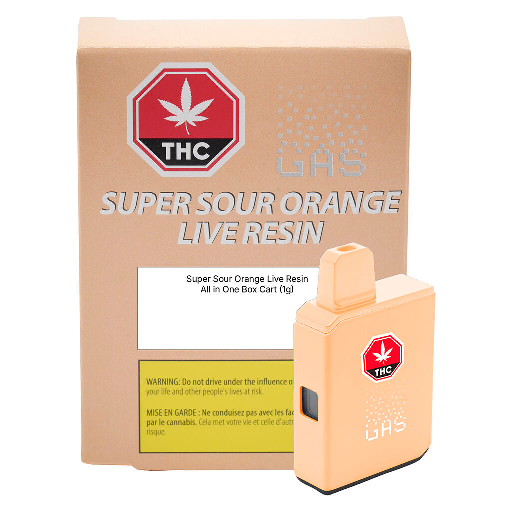 Super Sour Orange Pure Live Resin All In One Box Cart - 
