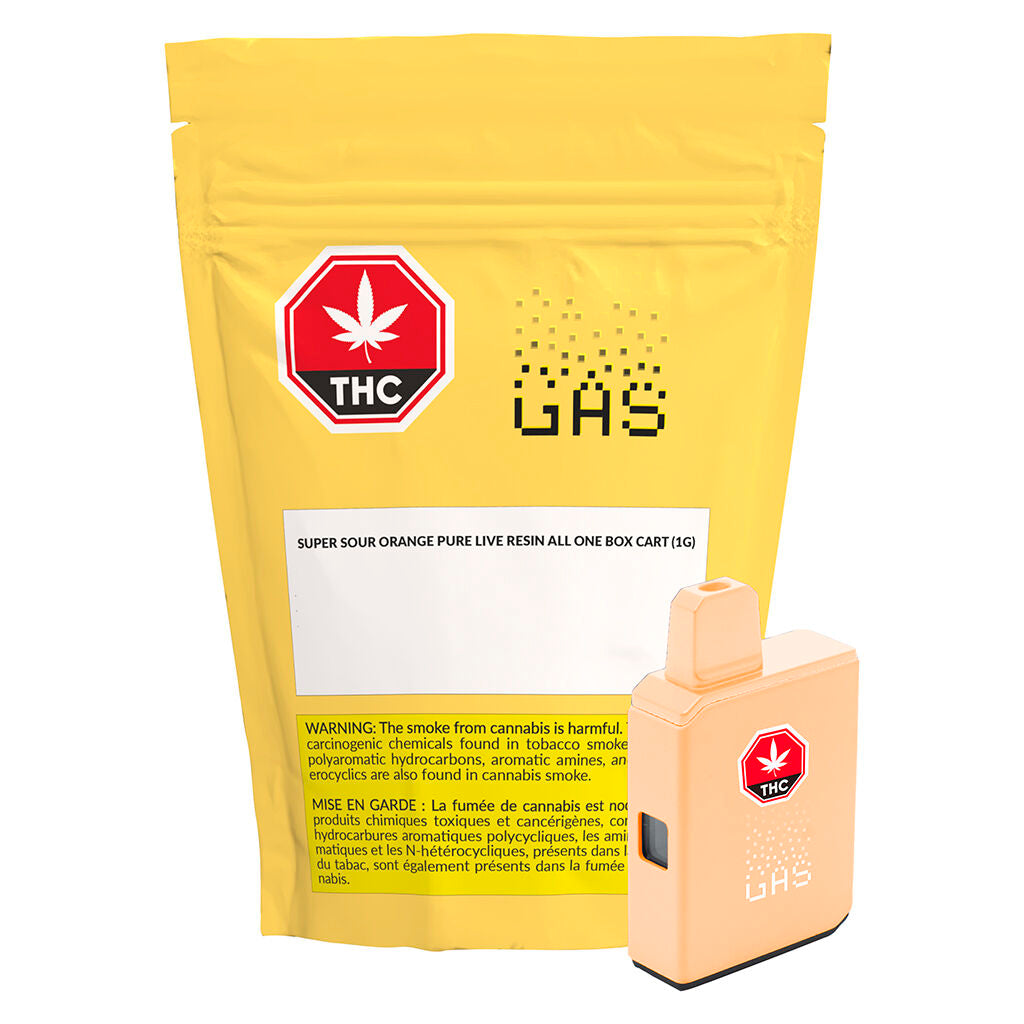 Super Sour Orange Pure Live Resin All In One Box Cart - 