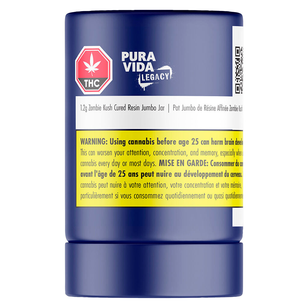 Zombie Kush Cured Resin Jumbo Jar - 