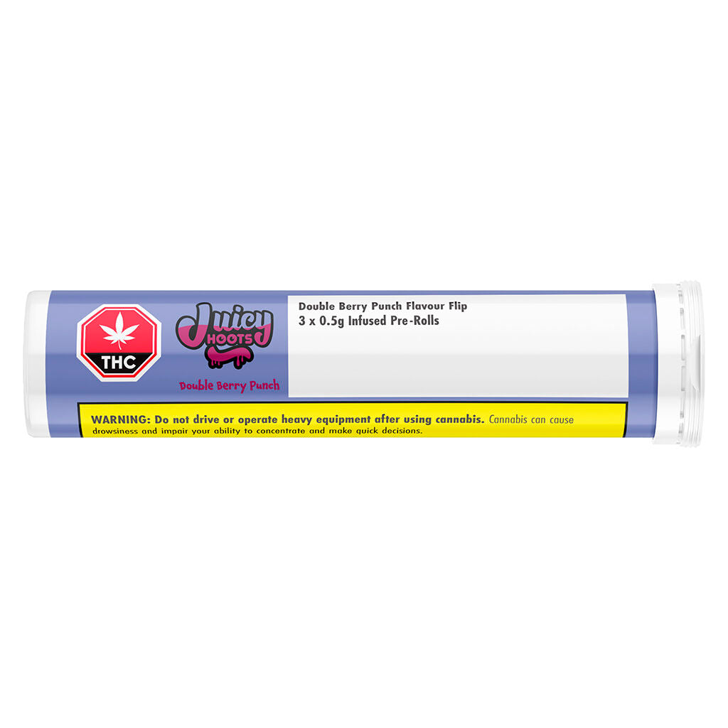 Double Berry Punch Flavour Flip Infused Pre-Rolls - 