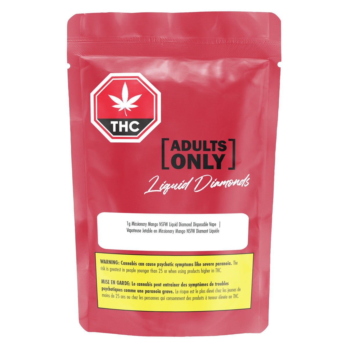 Missionary Mango NSFW Liquid Diamond Disposable Vape