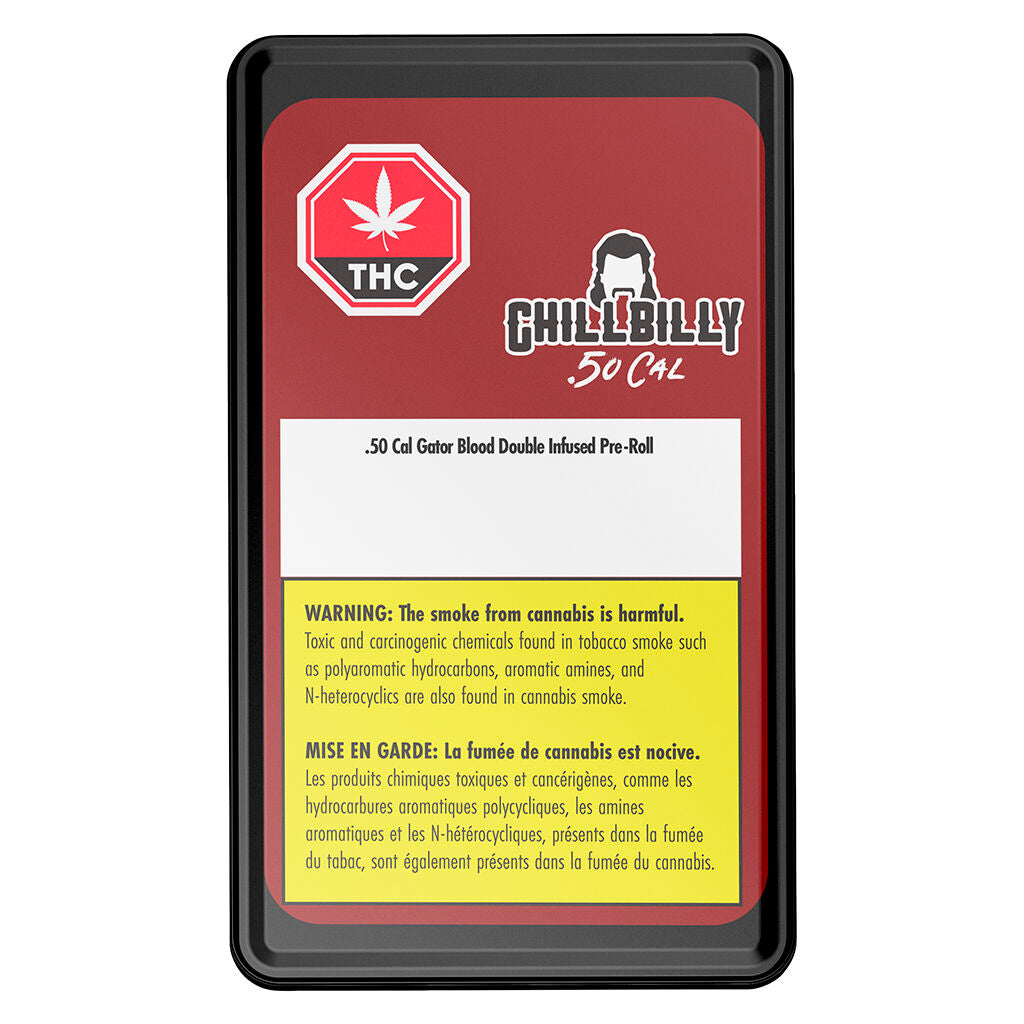 .50 Cal Gator Blood Double Infused Pre-Roll - 