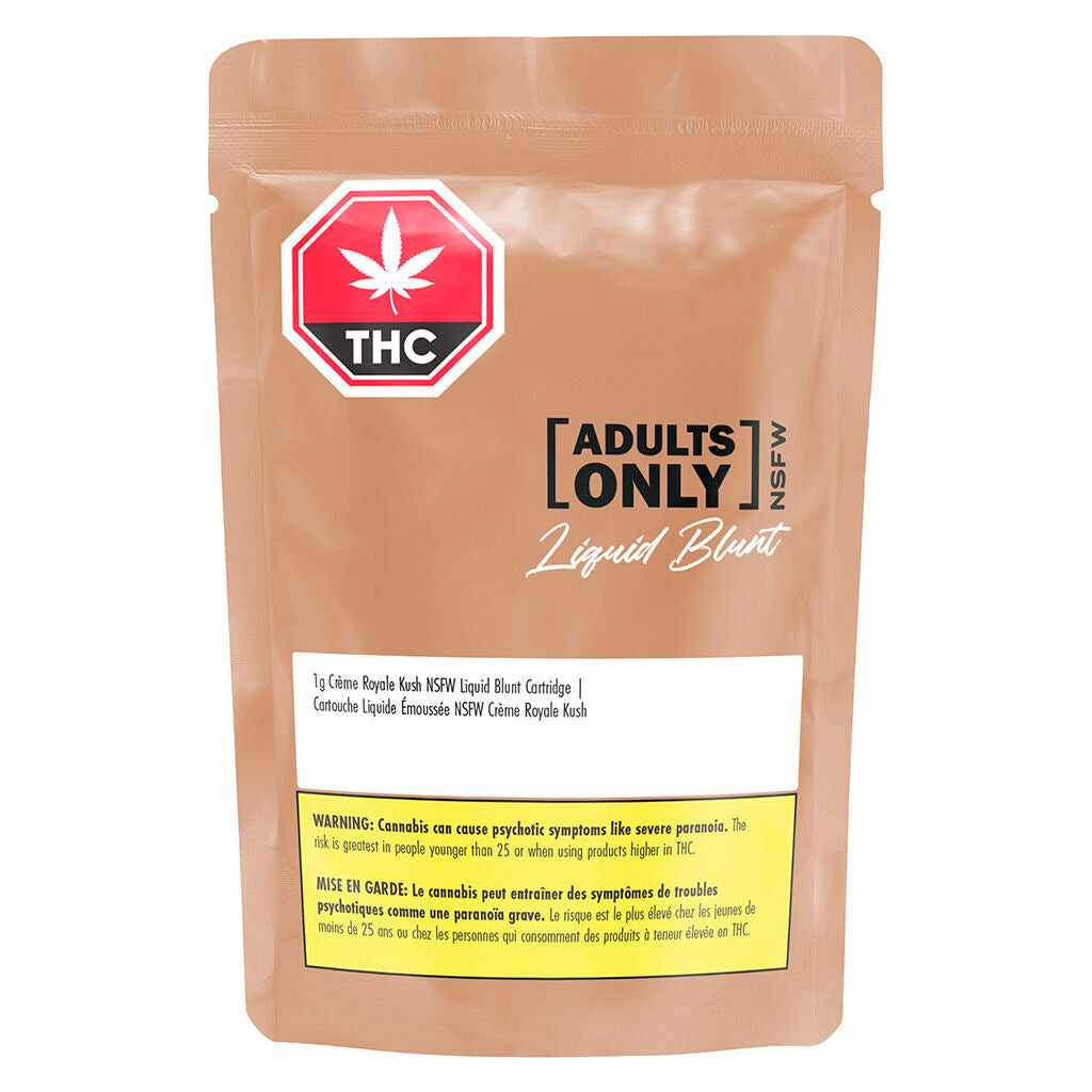 Crème Royale Kush NSFW Liquid Blunt Dia 510 Thread Cartridge - 
